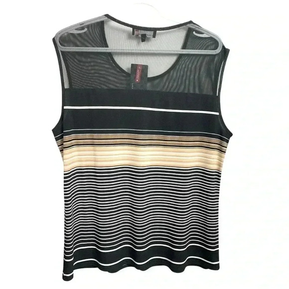 Laura Business Attire Tank Top w Stretch  and a Lace Panel Size 1X - Picture 3 of 8